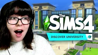 BIKES AND SHOWER WOOHOO?! // The Sims 4 Discover University Trailer Reaction