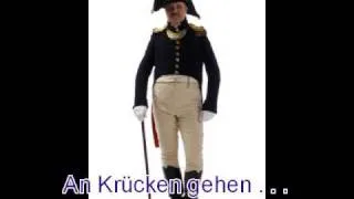 An Krücken gehen . . .  Weisheitsgeschichte !