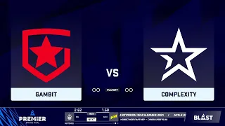 🔴  RU  Gambit vs Complexity BO3 BLAST Premier Spring Finals 2021