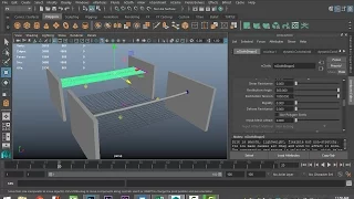 Maya 2016 tutorial : How to create moving, suspended ropes, cables etc