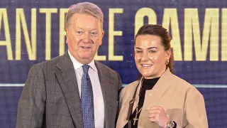 FRANK WARREN signs Chantelle Cameron after MATCHROOM RELEASE! • FULL PRESS CONFERENCE