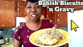 I tried #BASICS WITH BABISH Biscuits and Gravy Recipe | Bland? or Delicious? | Cooking Conversations