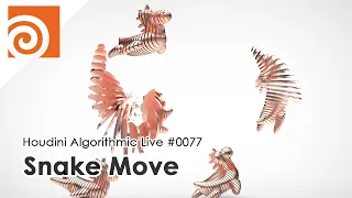 Houdini Algorithmic Live #077 - Snake Move