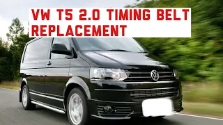 VW T5 Timing belt change 2.0 TDI