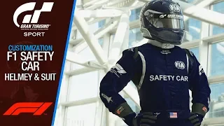 GT Sport - Customization: F1 Safety Car 2018 (Suit & Helmet)