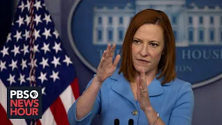 WATCH LIVE: White House press secretary Jen Psaki holds news briefing