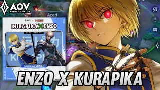 Enzo pro gameplay | Enzo x kurapika - arena of valor