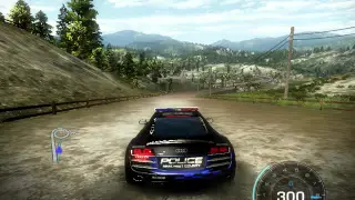 NFS Hot Pursuit 2010 : Joy Ride a R8 V10 Cop Car .