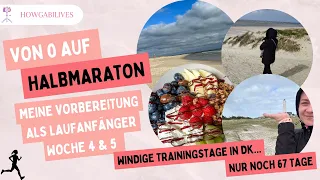 HALBMARATHON VORBEREITUNG ALS LAUFANFÄNGER - 67 TAGE BIS ZUM HM I TRAINING IM URLAUB I WOCHE 4. & 5.