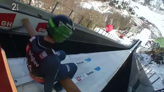 Domen Prevc 228m and Timi Zajc 239m Planica 2019 Qualification