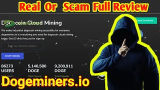 Dogeminers.io Full Website Review 2022 |  Scam Alter |  Dogeminer.io