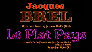 Jacques Brel-Le Plat Pays