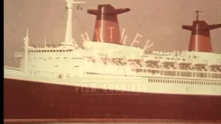 Ships At Southampton, 1960's - Film 17194