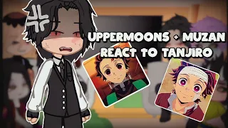 Uppermoons + Muzan react to Tanjiro // Demonslayer // [1/1] //