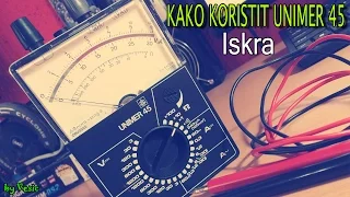 Kako koristiti analogni instrument UNIMER 45 Iskra