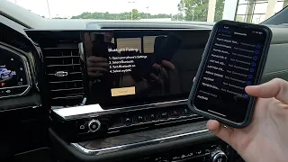 2023/2024 GMC Sierra And Yukon Tutorial - How To Wirelessly Pair Your Smartphone