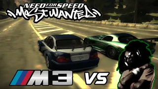 Need For Speed: Most Wanted - BMW M3 GTR VS Dodge Viper SRT-10 | JV (Blacklist #4)