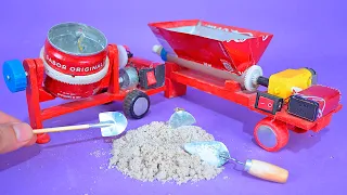 Amazing Mini Construction Machines made with soda cans