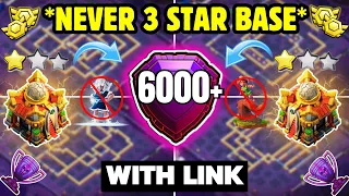 Top 10 Th16 Legend Base Link For 6000+ Trophies • Th16 Anti Root Rider Base | Clash of Clans 2024