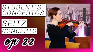 Seitz, Friedrich Student Concerto No.5, Op.22 for violin + piano