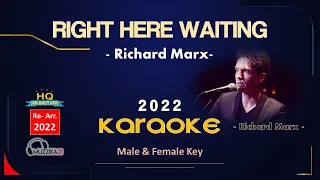 RIGHT HERE WAITING - RICHARD MARX - KARAOKE (REMAKES) HQ AUDIO