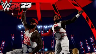 Usos vs Zayn & Owens WWE Undisputed Tag Team Championship WrestleMania 39 - WWE 2K23 Gameplay!!!