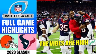 Browns vs Houston Texans FULL GAME 4th QTR AFC Super Wild Card Weekend | NFL Playoffs 2024