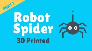 Roboter Spider 3D Printed