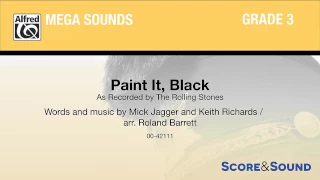 Paint It, Black, arr. Roland Barrett – Score & Sound