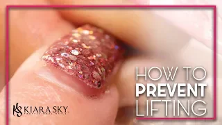 How to Prevent Nails from lifting!💅🏼-Acrylic and Dip Powder💅🏼-Quick Nail Hack✨Make nails last!