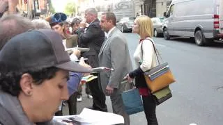 Elizabeth Olsen signing autographs promoting Godzilla