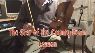 Star of the County Down - fiddle playing lesson