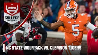 NC State Wolfpack vs. Clemson Tigers | Full Game Highlights