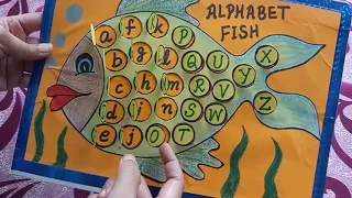 Alphabet fish | Alphabet TLM for kids | Letters TLM | TLM for primary school