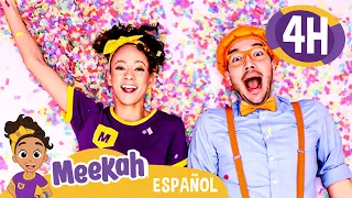 La Fábrica de los colores NYC  💜¡Hola Meekah!💜Amigos de Blippi | Videos educativos