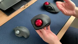 Сравнение трекболов Logitech MX Ergo, Elecom Deft Pro и Elecom Huge