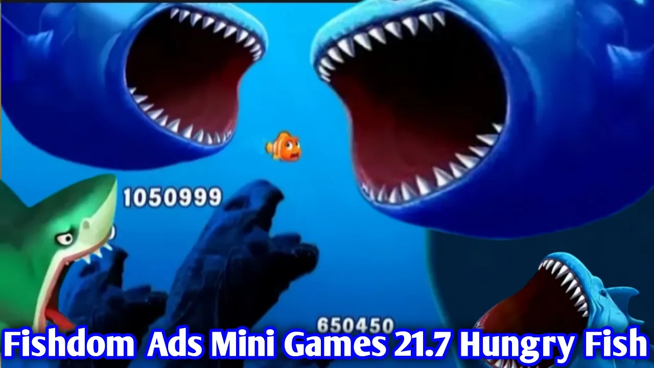 Fishdom Ads Mini Games 21.7 Hungry Fish | New update level Trailer video