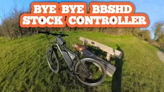 FINAL RIDE USING BBSHD 1000W STOCK CONTROLLER ON MY DIY EBIKE CONVERSION