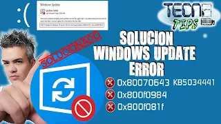 ERROR 0x80070643 KB5034441/ KB5034122 / 0x800f081f  / SOLUCION ERROR ACTUALIZACION DE WINDOWS✅