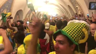 Brazilians invade Russia - Subway in Russia - Brazil 2 X 0 Serbia  #rumoaohexa #shorts