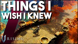 V Rising Top Things I Wish I Knew Before I Started! Tips And Tricks For New Players! V Rising Guide