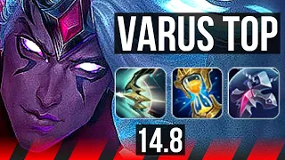 VARUS vs MORDEKAISER (TOP) | 6 solo kills | EUW Master | 14.8