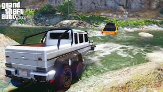 ГЕЛИК 6X6 vs DODGE RAM TRX на ЖЕСТКОМ БЕЗДОРОЖЬЕ в ГТА 5 МОДЫ - ЭКСПЕРИМЕНТЫ в GTA 5