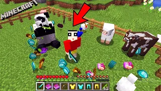 Minecraft But Animals Drop OP Items !