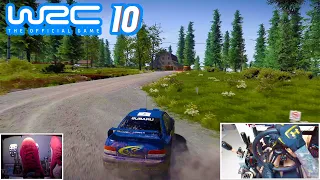 WRC 10 - Subaru Impreza WRC 2000 | Finland - Pihlajakoski | Steering Wheel Gameplay [4K]