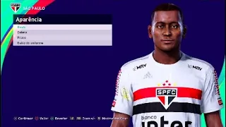 eFootball PES 2021 - APARÊNCIA do ATACANTE HELINHO ( SÃO PAULO )