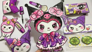 Paperdiy/KUROMI-Blind Bag-DIY Skincare ,Makeup & Outfit   #asmr  #squishy  #squishy