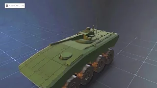 Polit Russia - Boomerang BTR 8X8 Infantry Fighting Vehicle Simulation [1080p]