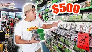 THE $500 GAMESTOP CHALLENGE!!