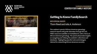 Getting to Know FamilySearch